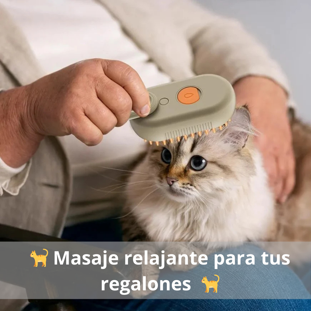 Cepillo de Vapor Con Mango🐱🐶