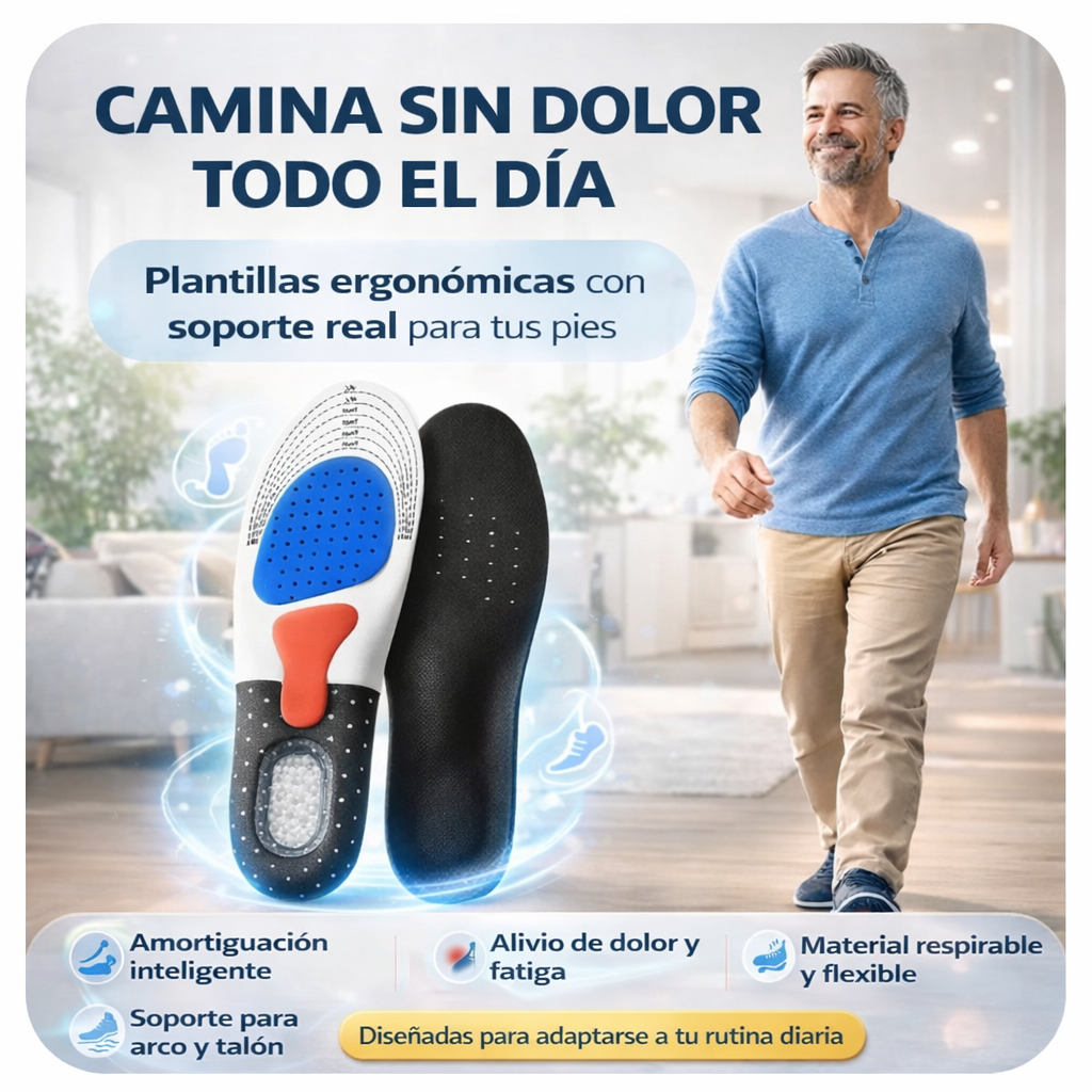 PLANTILLAS DE GEL ORTOPEDICAS